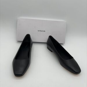 Vince Leather Skimmer in Multicolor